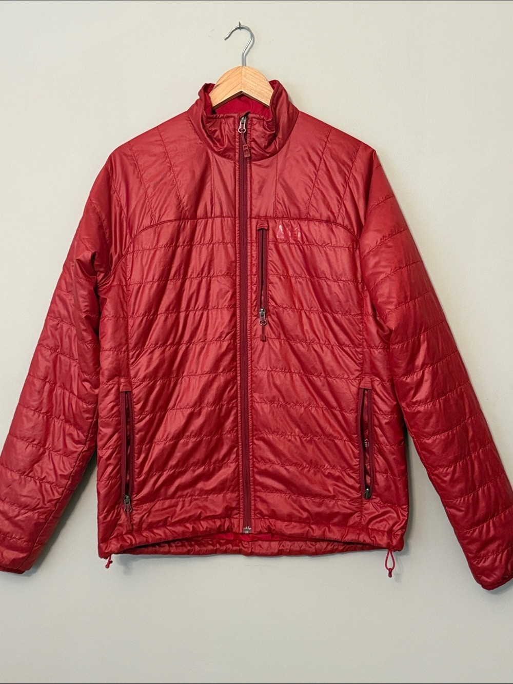 Men’s REI Co-op Revelcloud PrimaLoft Puffer Jacket Medium Red Lightweight